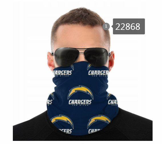 2021 NFL Los Angeles Chargers #60 Dust mask with filter